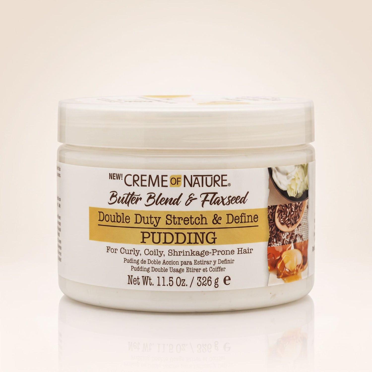Creme of Nature – Pudding Définition Boucles Butter Blend & Flaxseed 11.5oz (BB&F Pudding) - hero