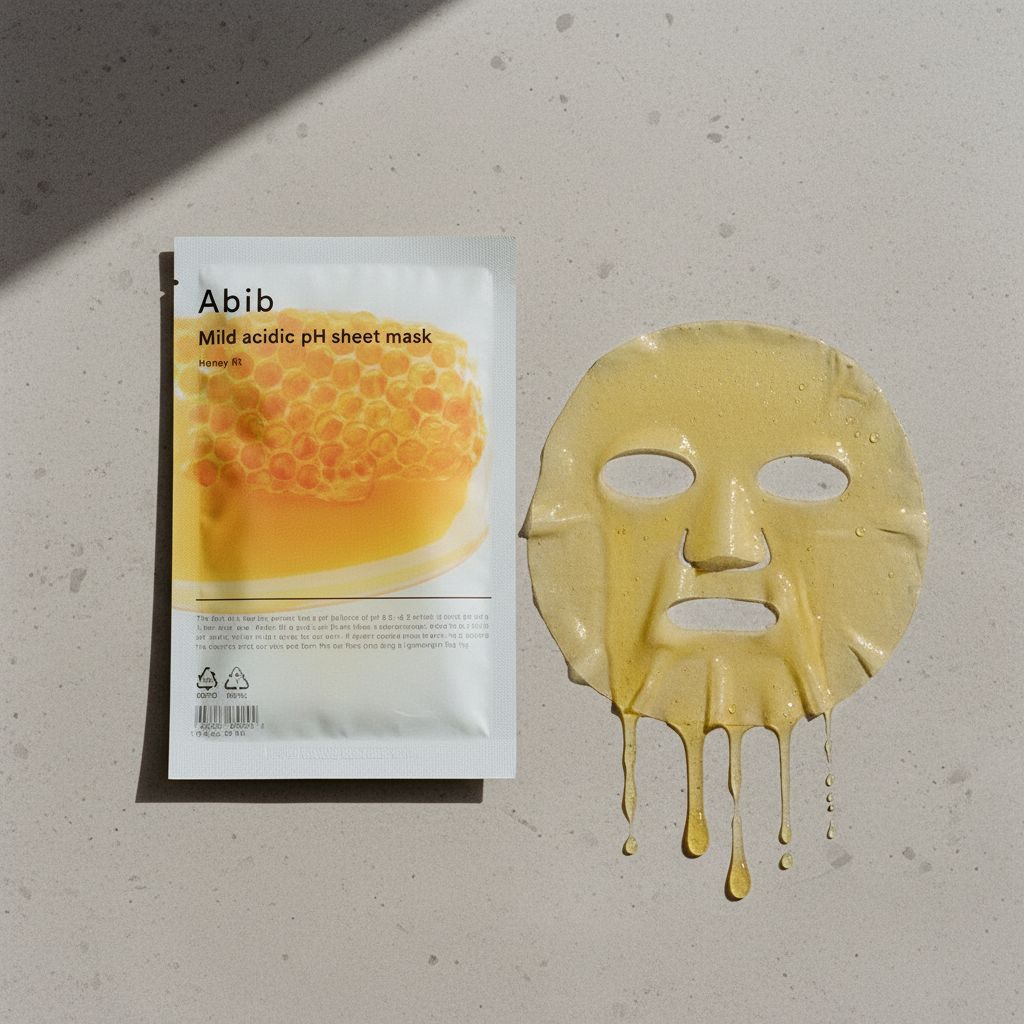 [Abib] [1ea] Mild Acidic pH Sheet Mask_Honey Fit — Masque hydratant au miel doux - texture