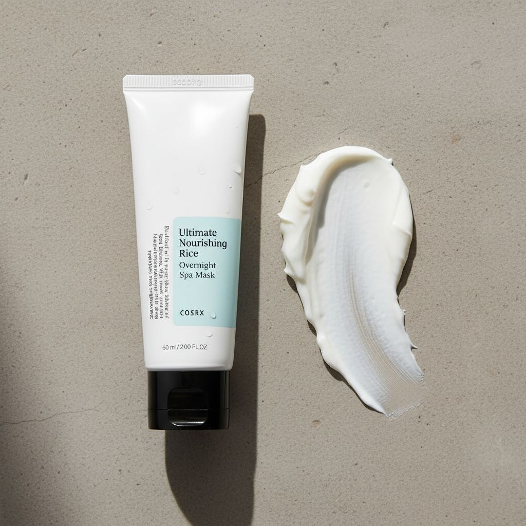 COSRX Ultimate Nourishing Rice Overnight Spa Mask – Masque de Nuit Nourrissant au Riz 60 ml - texture
