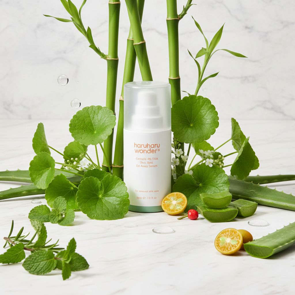 Haruharu Wonder Centella 4% TXA Dark Spot Go Away Serum – Sérum Anti-Taches Éclat 30 ml - ingredients
