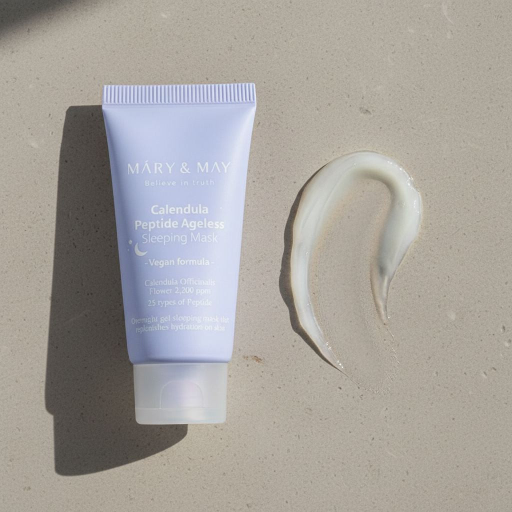 Mary & May - Calendula Peptide Ageless Sleeping Mask — Masque de nuit régénérant anti-âge - texture