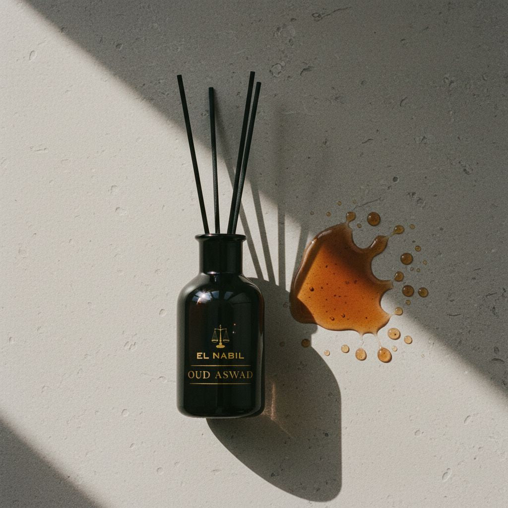 EL NABIL Oud Aswad Parfum D'interieur 125ml - texture