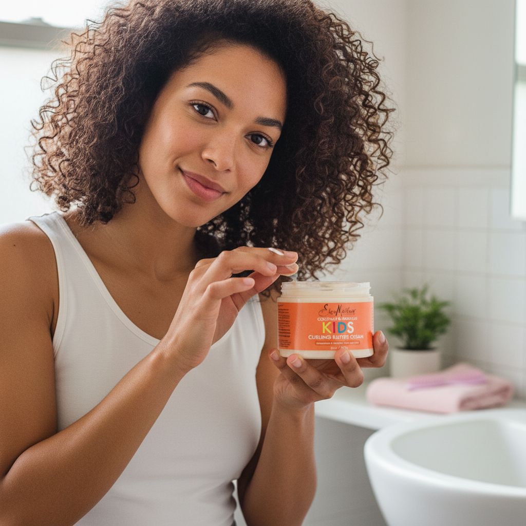 Shea Moisture Coconut & Hibiscus Kids Butter Cream 170 g - lifestyle