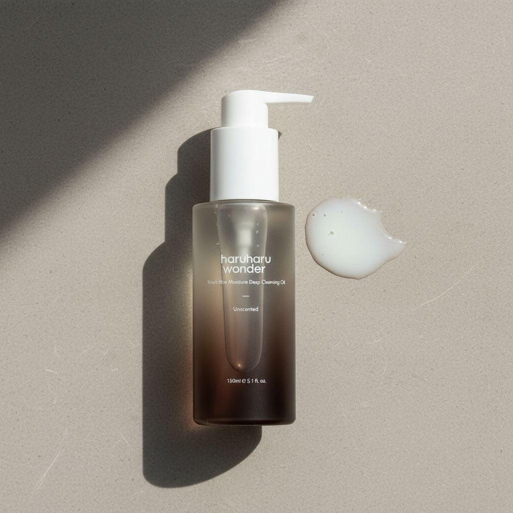 Haruharu Wonder - Black Rice Moisture Deep Cleansing Oil — Nettoyage profond et hydratation intensive - texture
