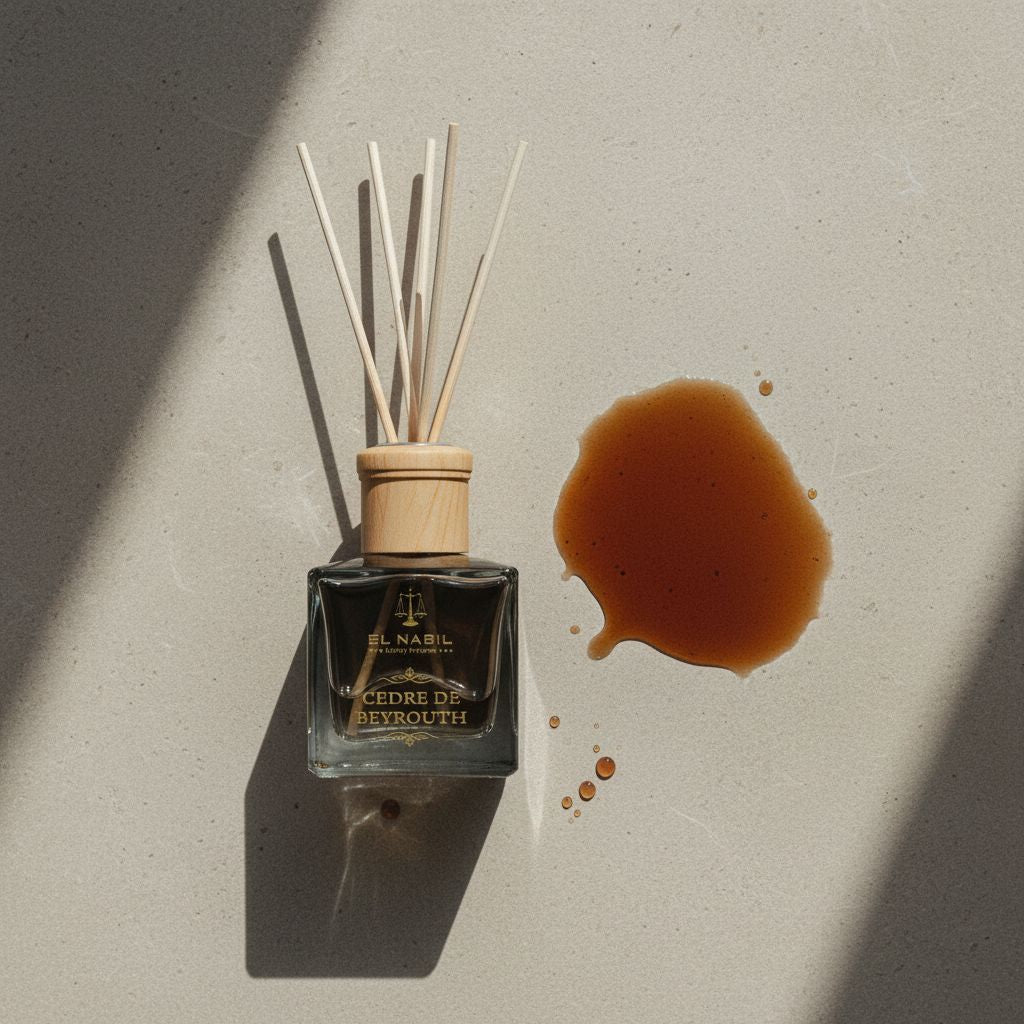 EL NABIL Cèdre de Beyrouth Parfum D'interieur 125ml - texture