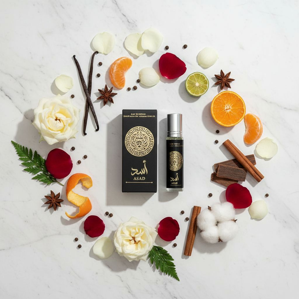 ROLL ON ASAD NOIR  REF LQY1002 10ML - ingredients