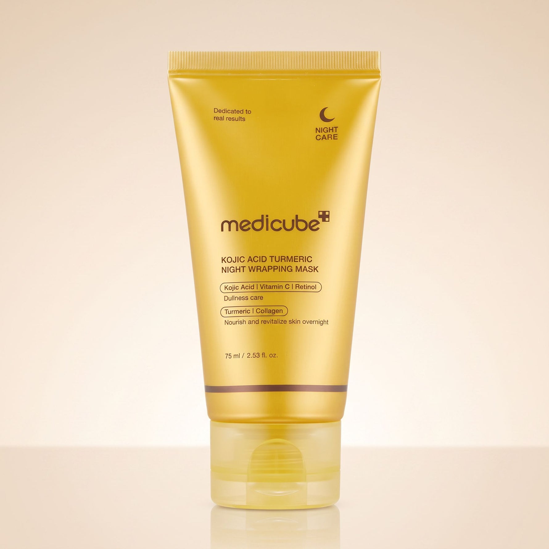 MEDICUBE – Kojic Acid Turmeric Night Wrapping Mask — Masque nuit anti-taches purifiant - hero