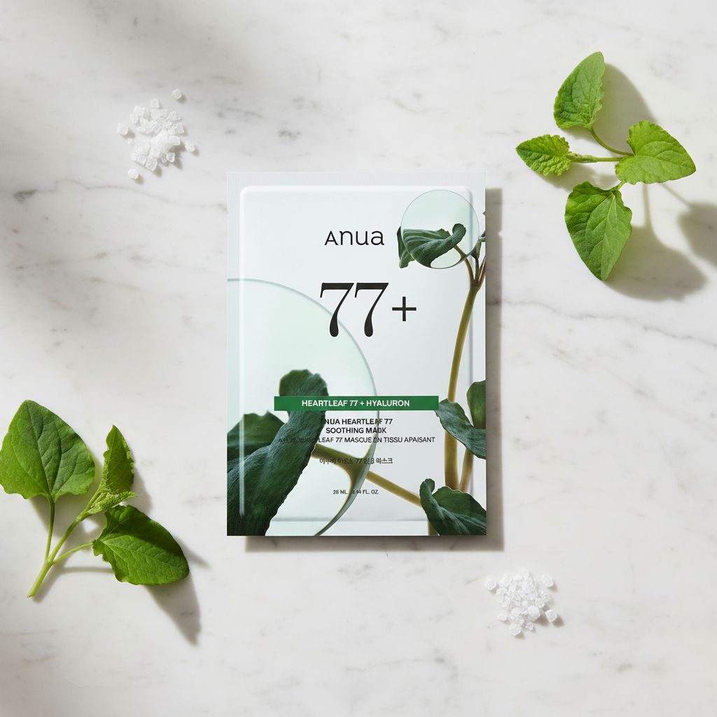 ANUA - Heartleaf 77 Soothing Mask — Apaisement intense et hydratation profonde - ingredients