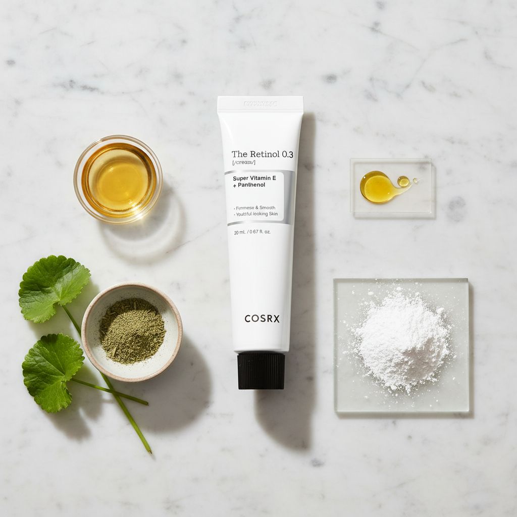 COSRX - The Retinol 0.3 Cream 20ml — Anti-âge puissant et régénérant - ingredients