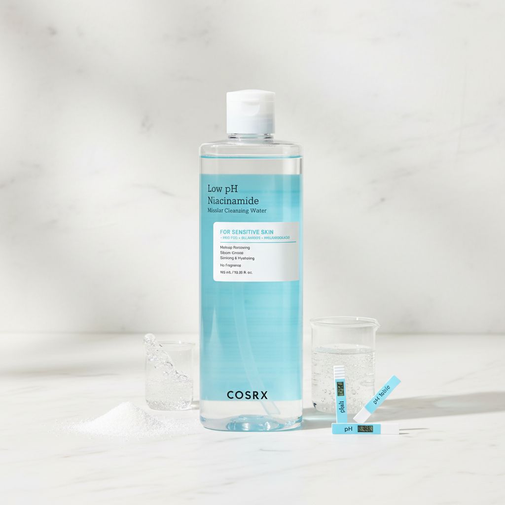 COSRX – Low pH Niacinamide Micellar Cleansing Water — Nettoyage doux et purifiant quotidien - ingredients
