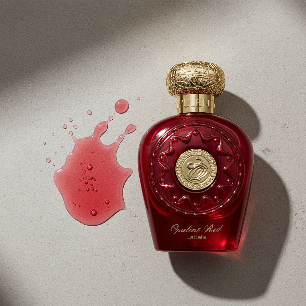 LATTAFA Opulent Red Eau de Parfum 100ml - texture