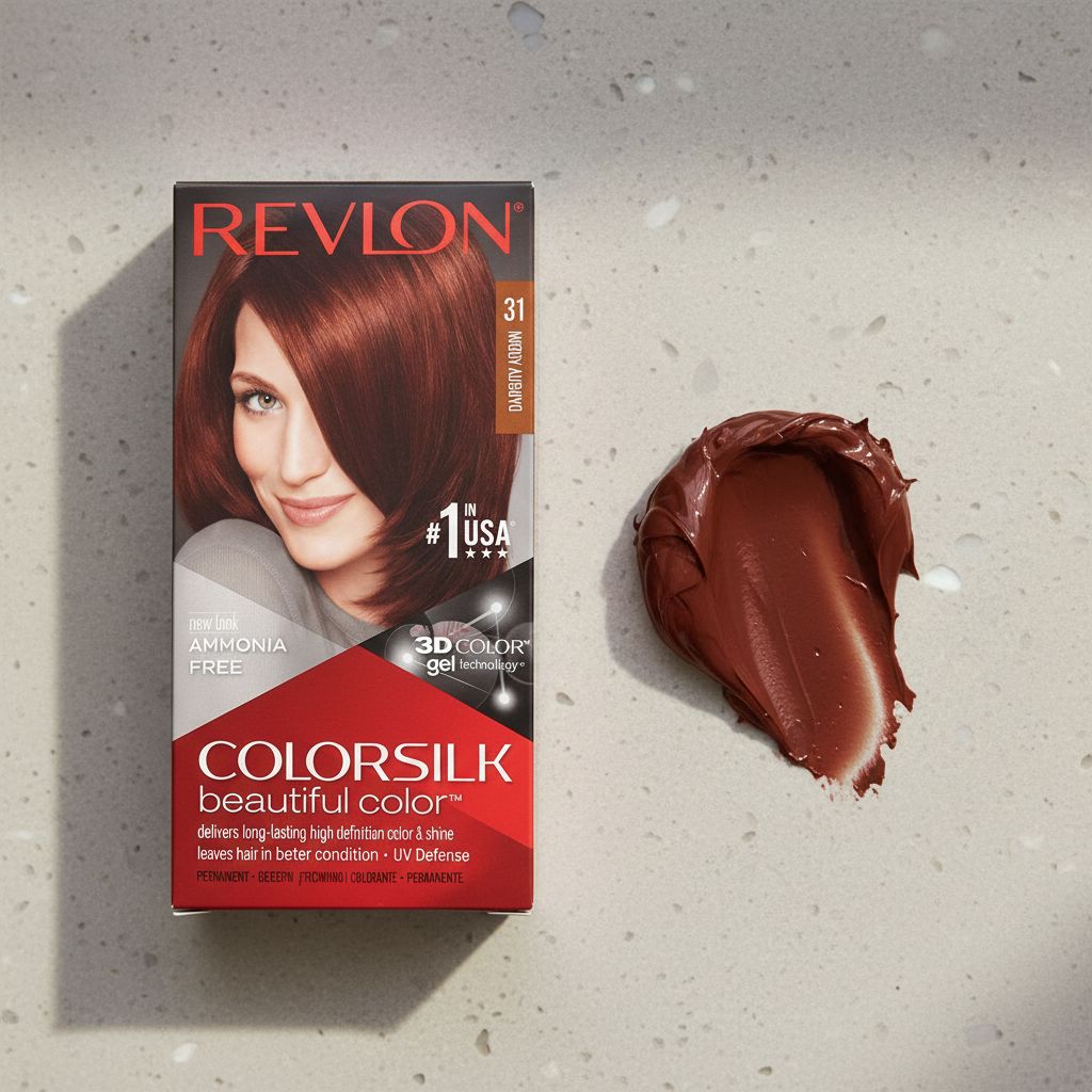 Revlon Colorsilk 31 Auburn Foncé - texture