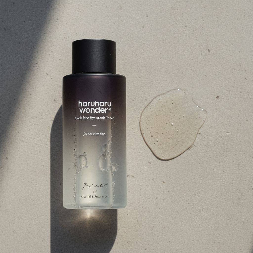 [HARUHARU WONDER] BLACK RICE HYALURONIC TONER FREE OF ALCOHOL FRAGRANCE 150ML - texture