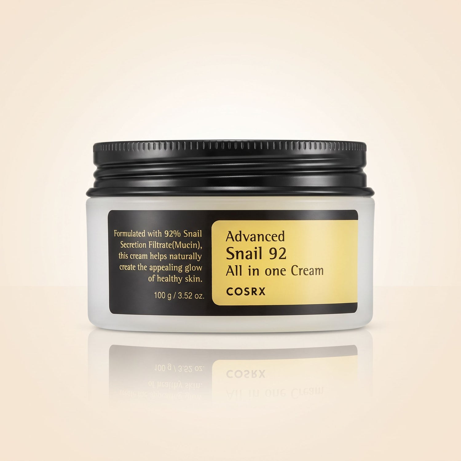 COSRX Advanced Snail 92 All In One Cream – Crème Réparatrice à la Mucine d’Escargot 100 g - hero