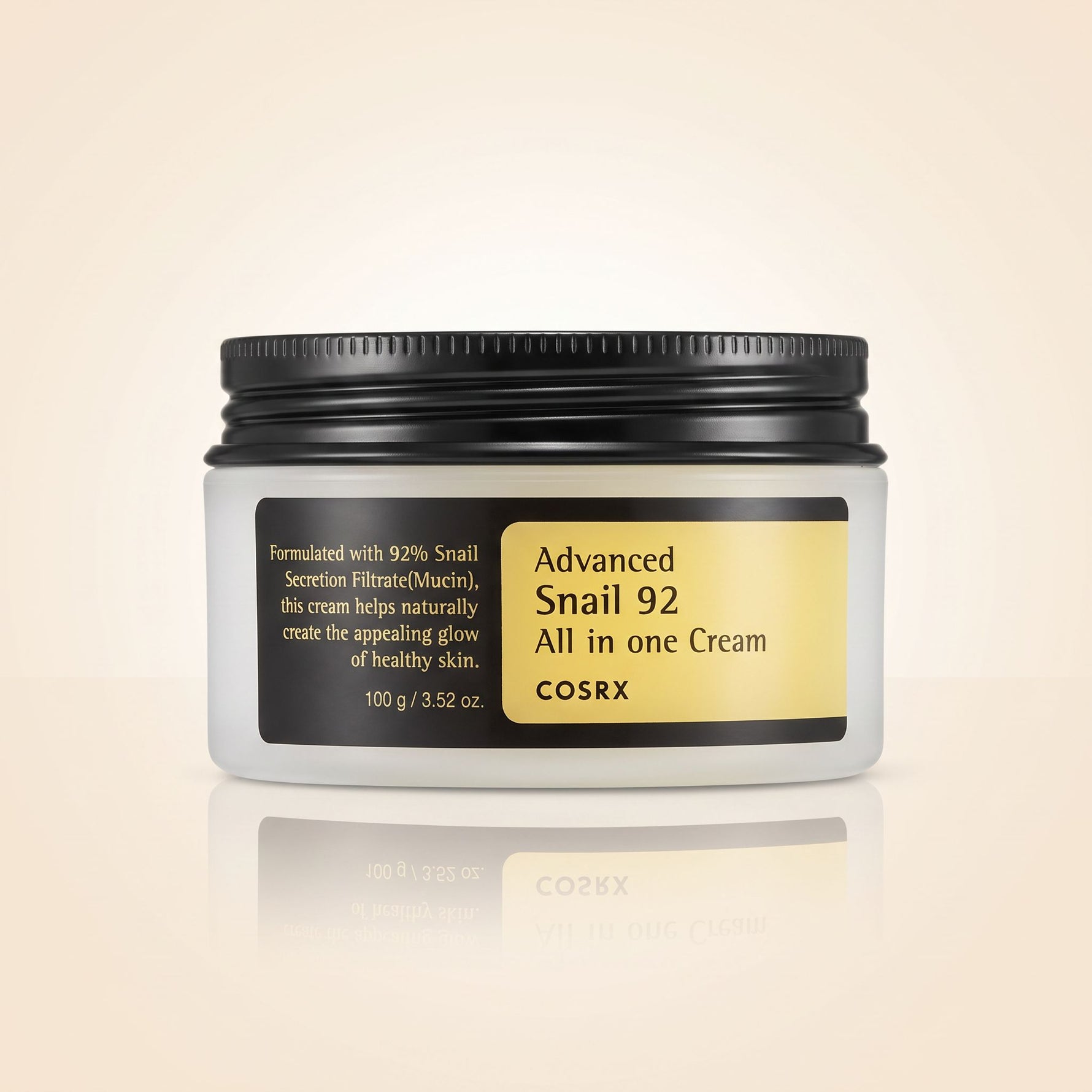 COSRX Advanced Snail 92 All In One Cream – Crème Réparatrice à la Mucine d’Escargot 100 g - hero