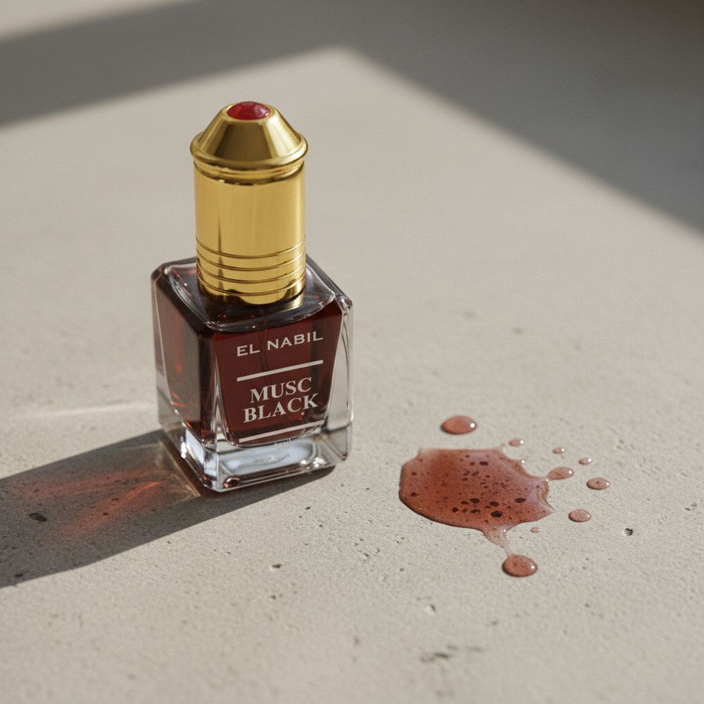 EL NABIL Musc Black 5ml - texture