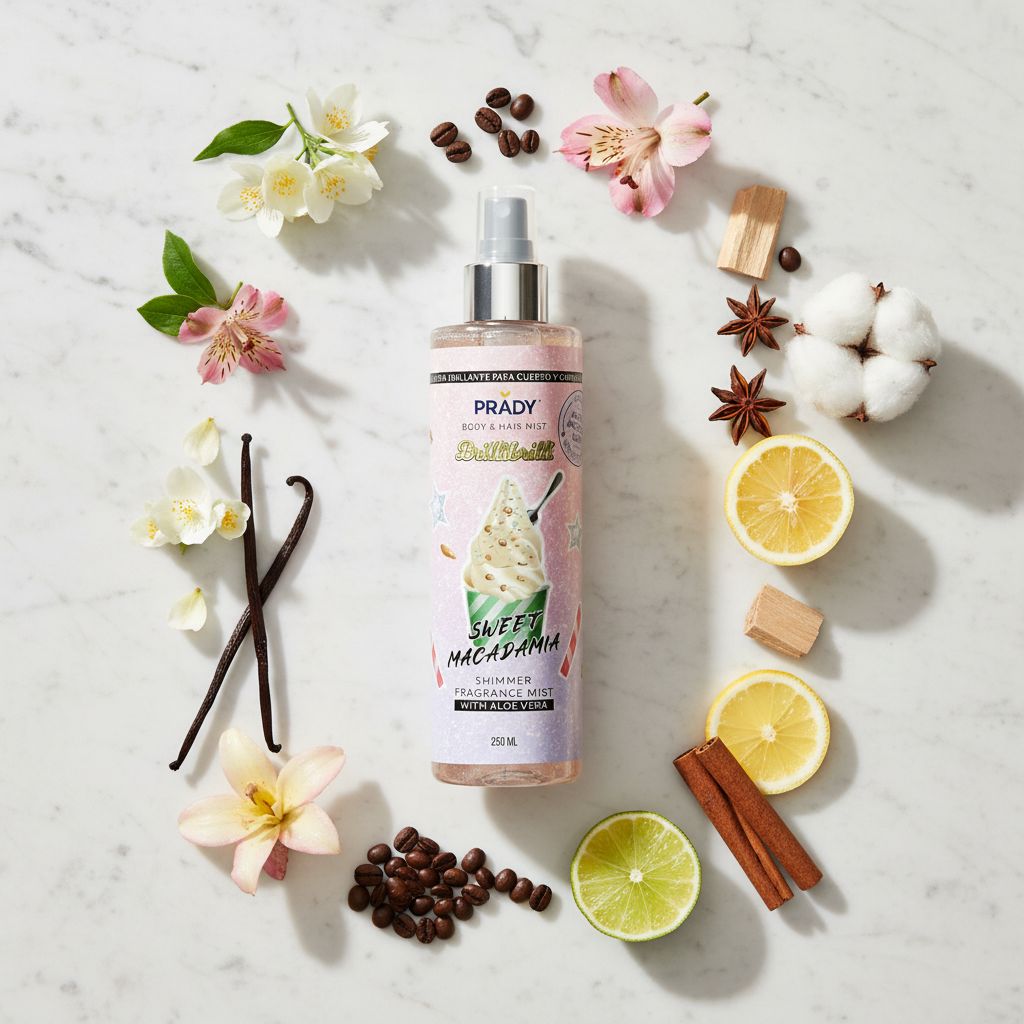 PRADY Brillibrilli Sweet Macadamia 250ml - ingredients