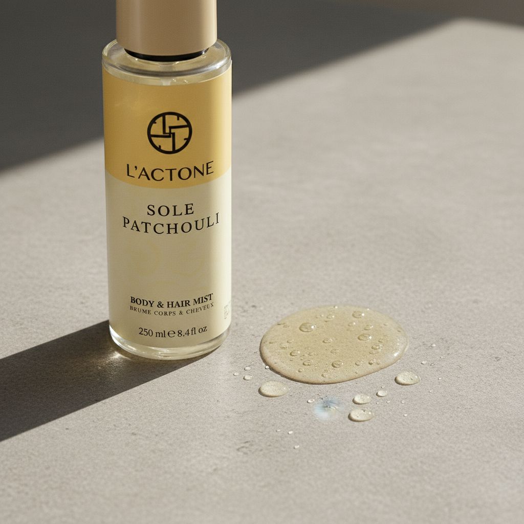 L'ACTONE Brume Sole Patchouli 250ml - texture