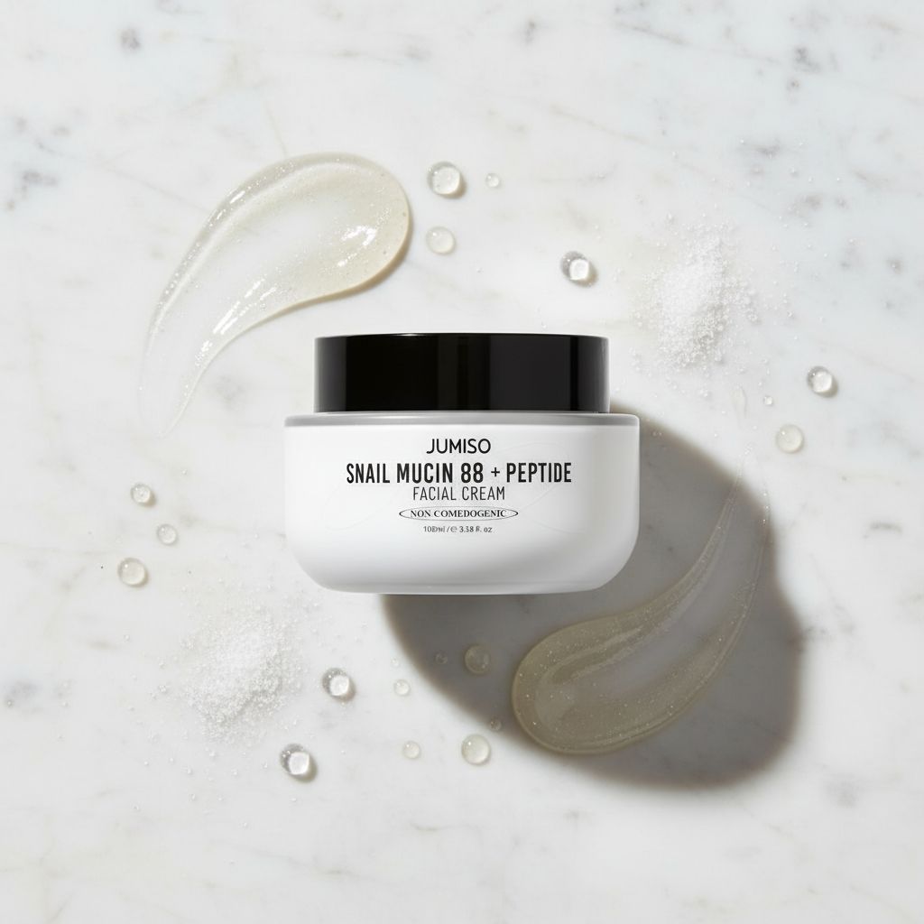 [JUMISO] SNAIL MUCIN 88 + PEPTIDE FACIAL CREAM 100ML — Crème régénérante à la bave d'escargot - ingredients
