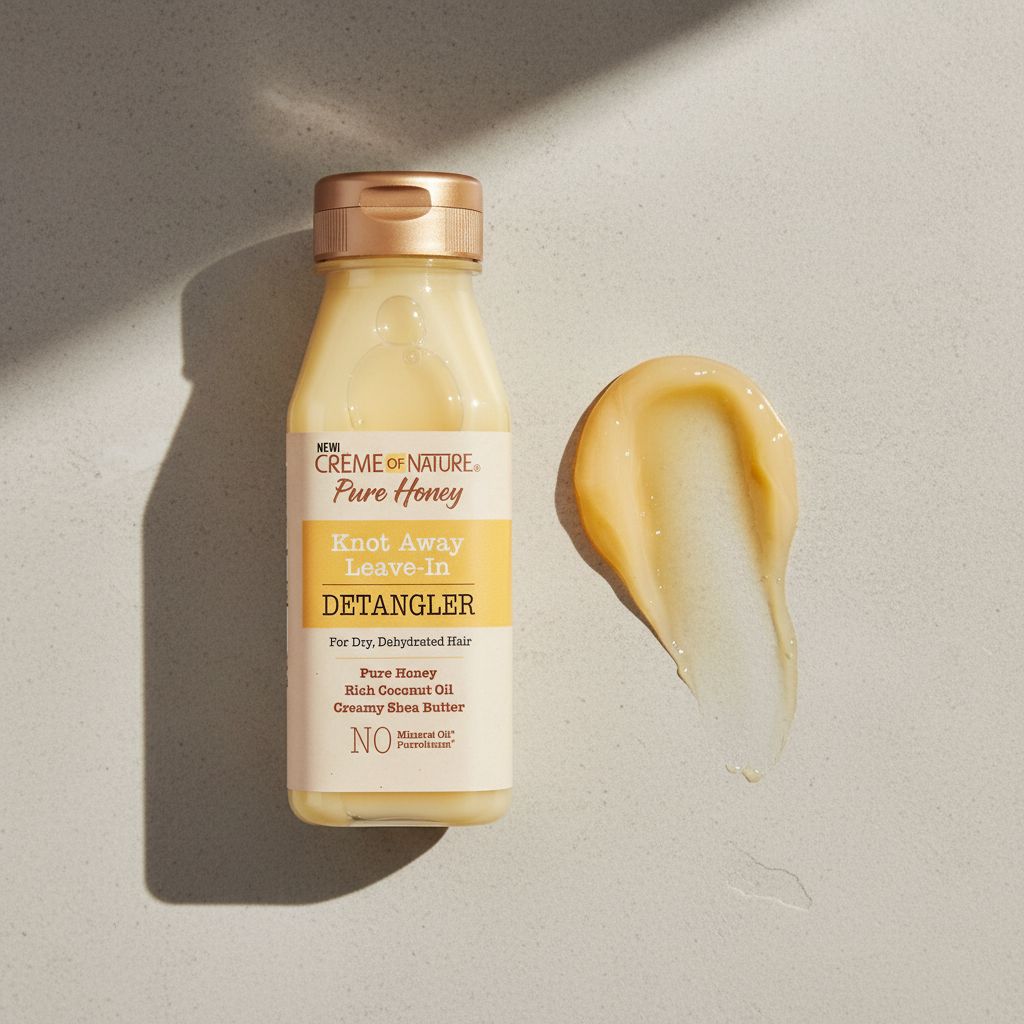 Creme of Nature Pure Honey – Leave-In Démêlant Hydratant 236,5ml (PH Leave-In Detangler) - texture