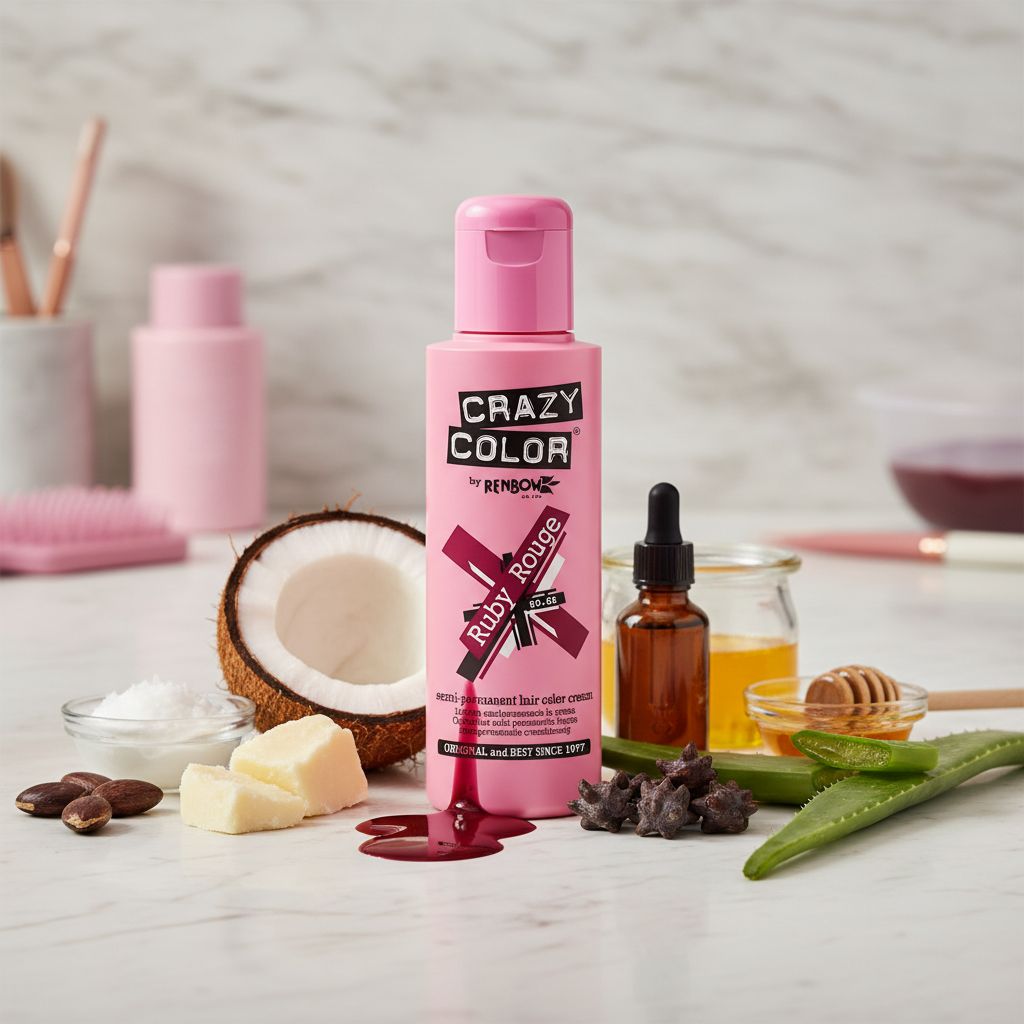 Crazy Color Ruby Rouge 100 ml - ingredients