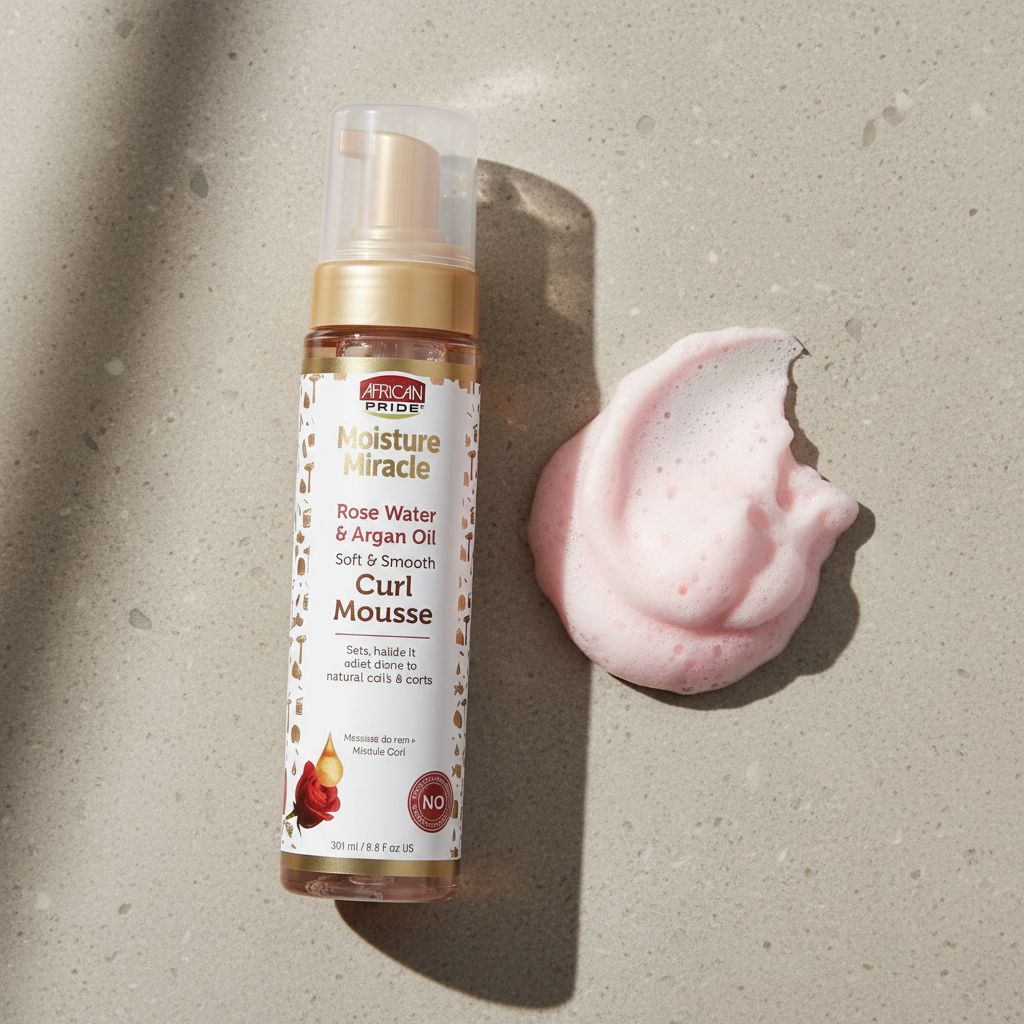 African Pride Moisture Miracle - Curl Mousse – Mousse Définition Boucles 251ml - texture