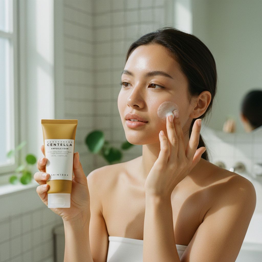 SKIN1004 Madagascar Centella Ampoule Foam – Mousse Nettoyante Apaisante 20 ml - lifestyle