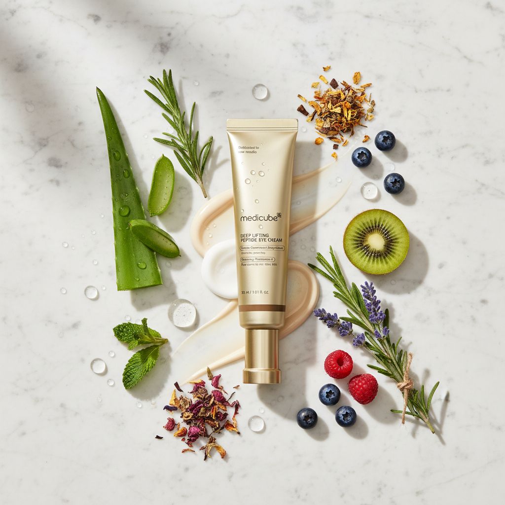 Medicube Deep Lifting Peptide Eye Cream for Face – Crème Raffermissante aux Peptides 30 ml - ingredients
