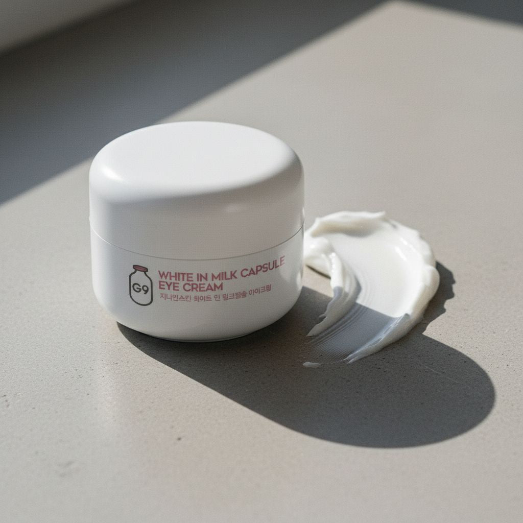 [G9] [G9] White In Milk Capsul Eyecream — Regard lumineux et jeunesse - texture
