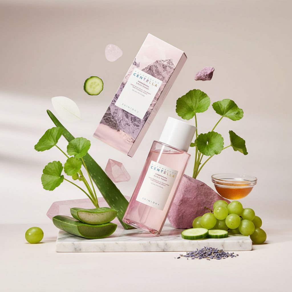 SKIN1004 Madagascar Centella Poremizing Clear Toner – Tonique Purifiant Pores 210 ml - ingredients
