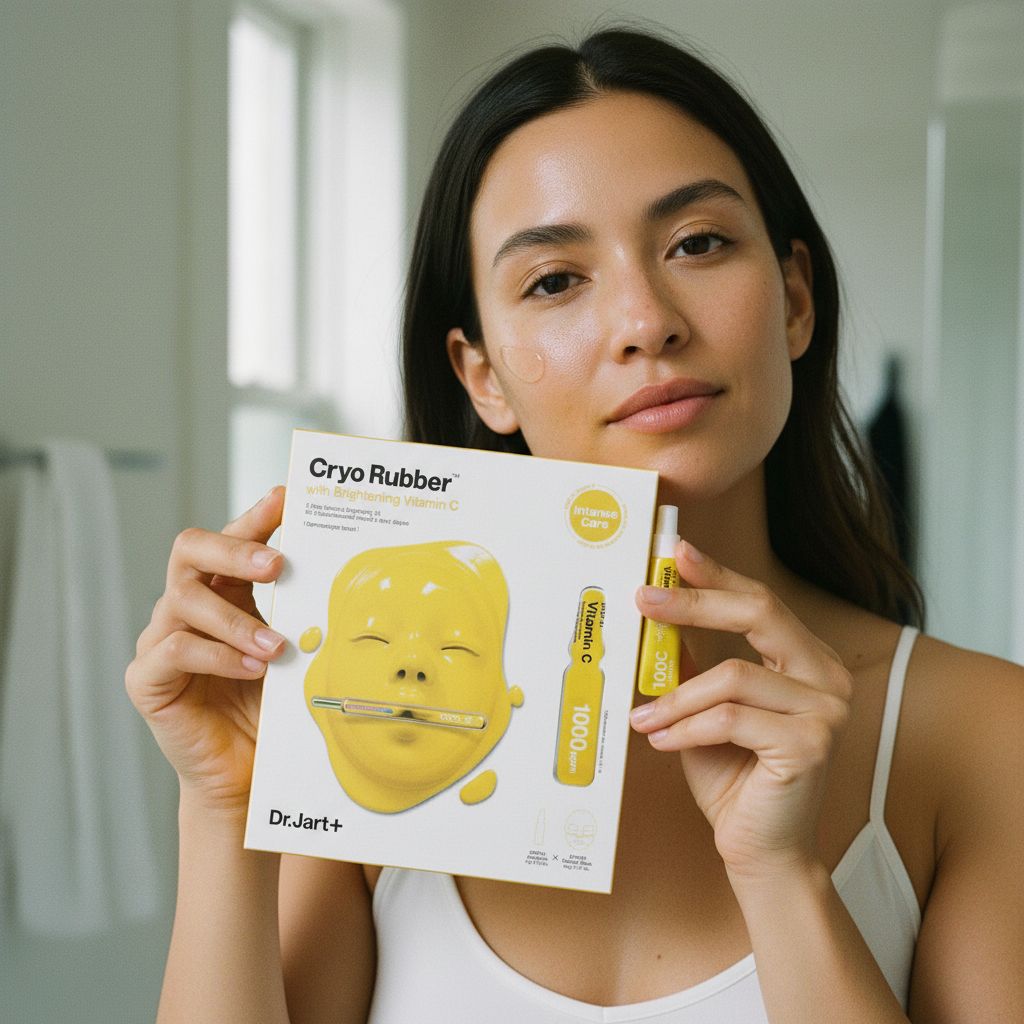 Dr.Jart+ - Cryo Rubber with Brightening Vitamin C Mask — Éclat instantané et rajeunissement visage - lifestyle