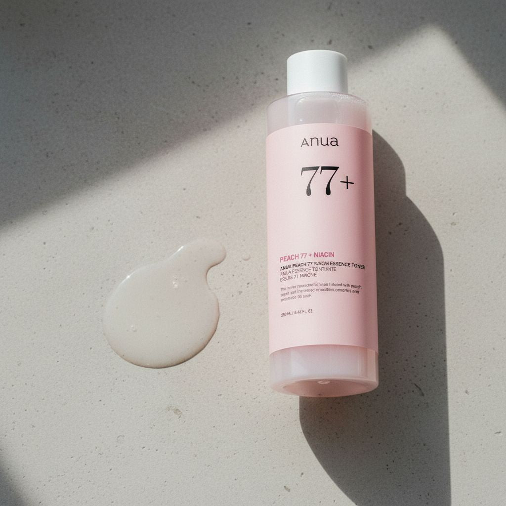 [ANUA] [RENEW] PEACH 77 NIACIN ESSENCE TONER 250ml — Essence tonifiante à la pêche et niacine - texture