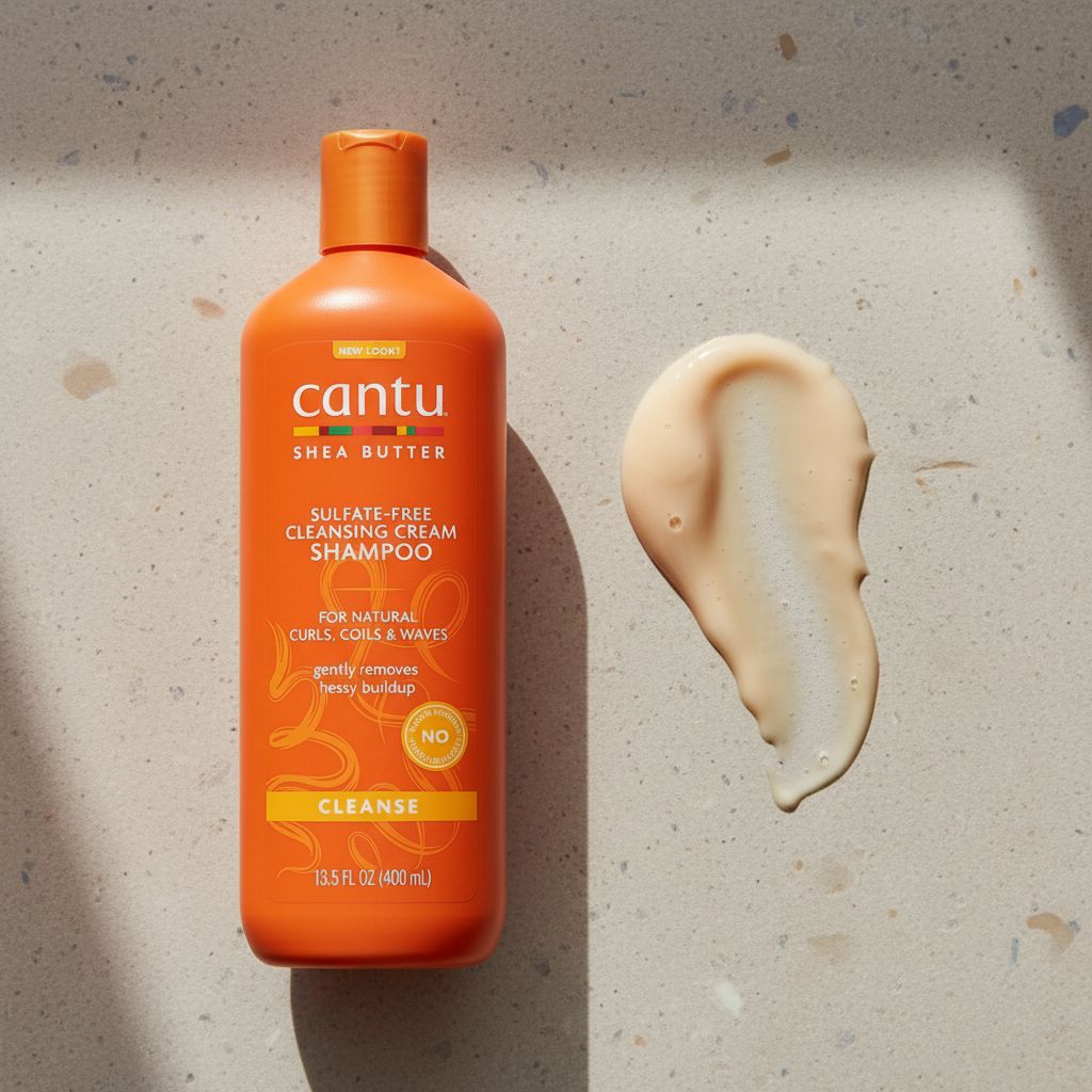 CANTU – Shampoing Crème Nettoyant au Beurre de Karité 400ml (SB Cleansing Cream Shampoo) - texture