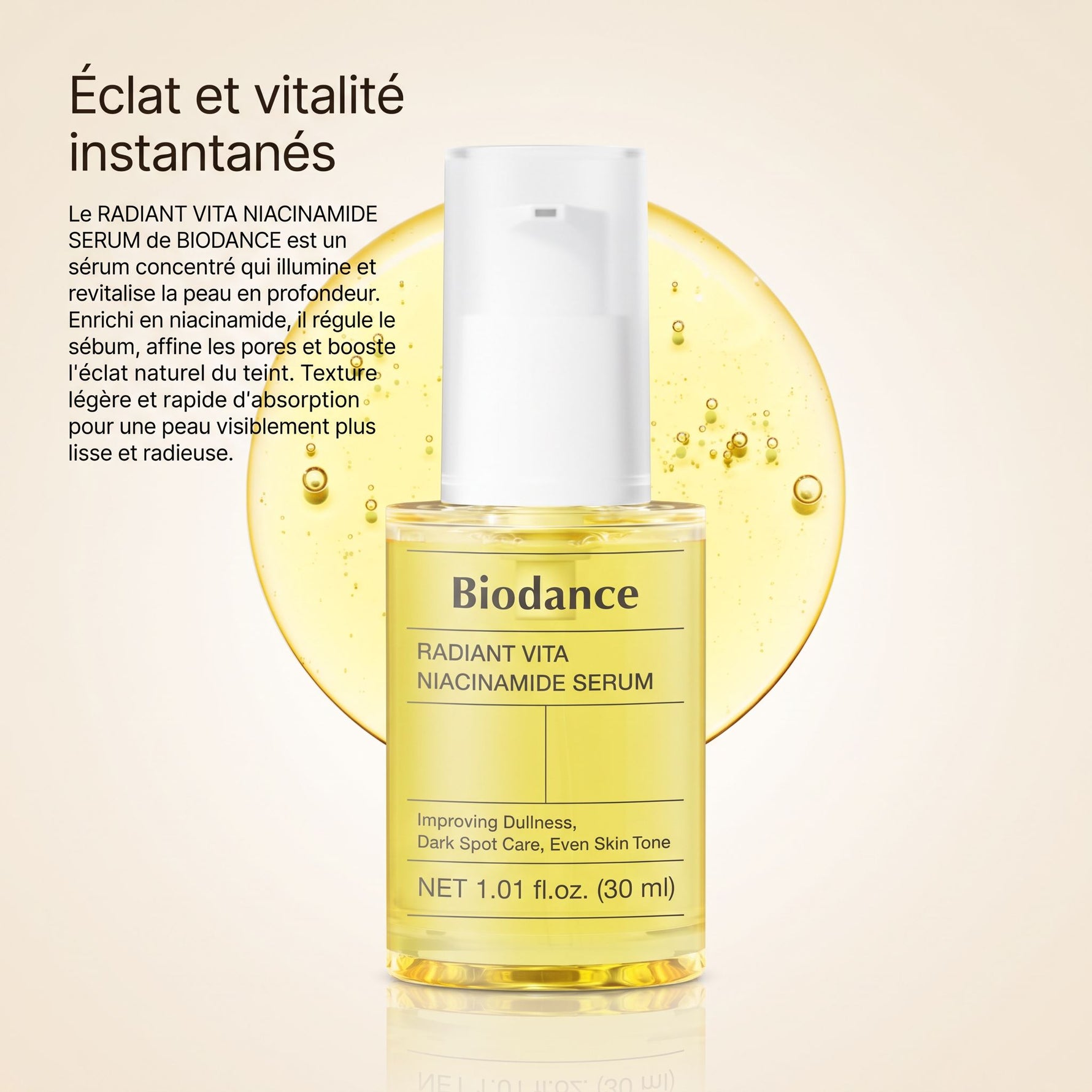 [BIODANCE] RADIANT VITA NIACINAMIDE SERUM 30ml — Éclat et vitalité instantanés - hero