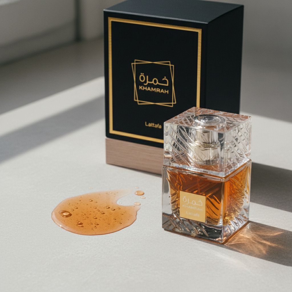 LATTAFA Khamrah Eau de Parfum  - 100ml - texture