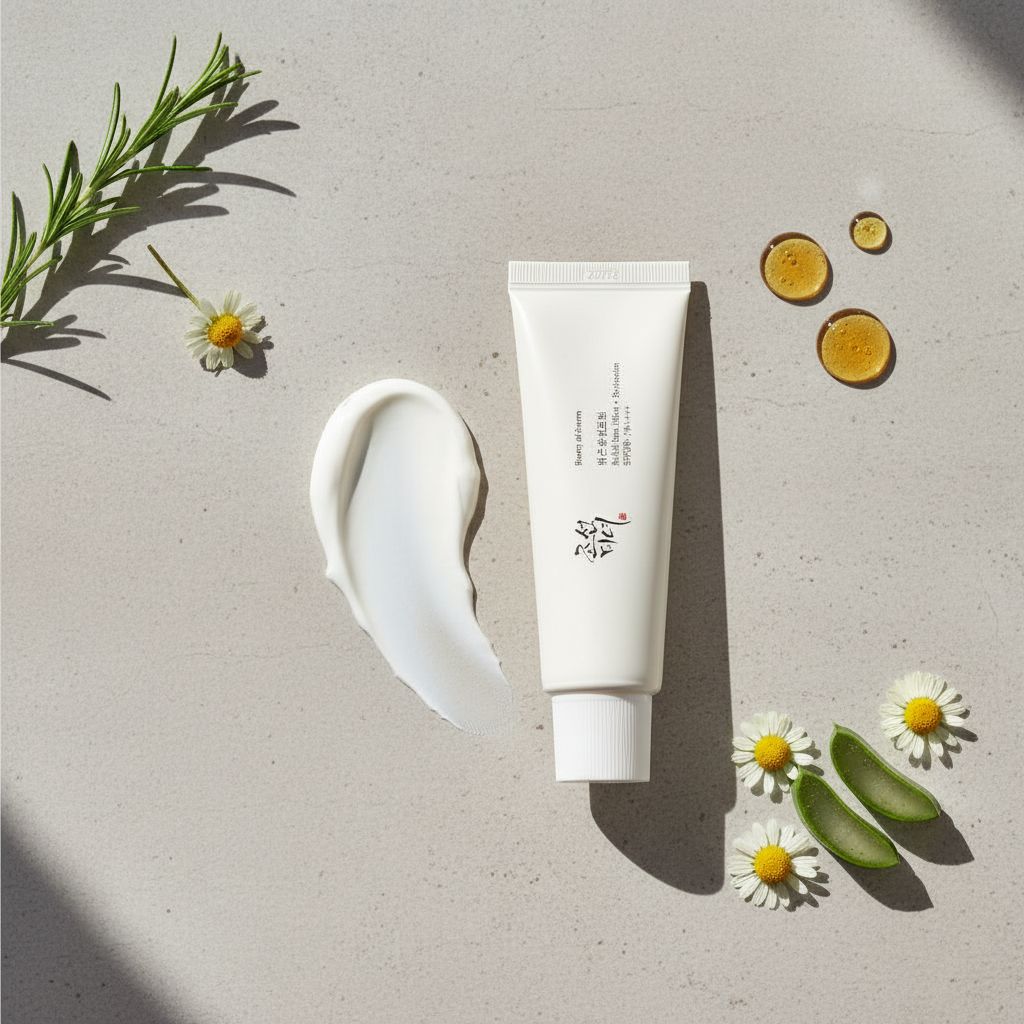 Beauty of Joseon Relief Sun – Rice + Probiotics SPF50+ Crème Solaire 50 ml - texture