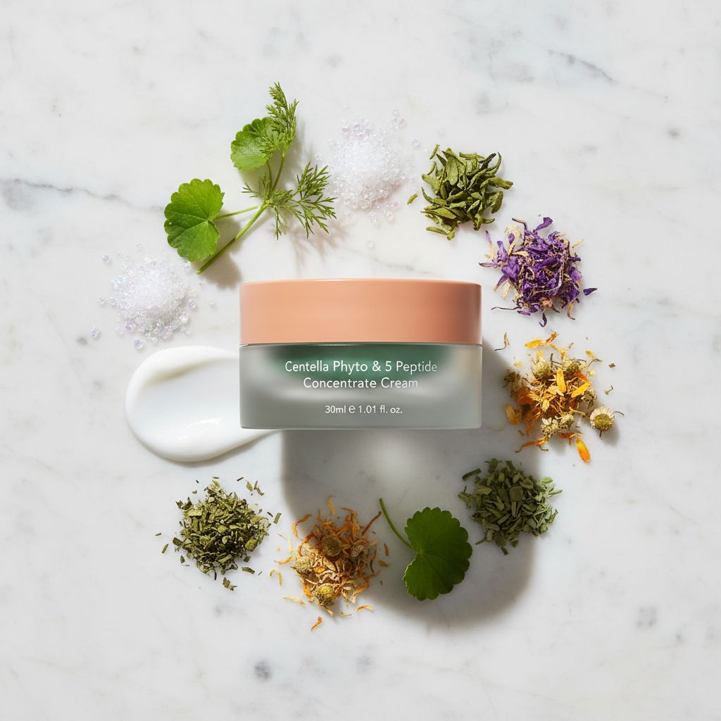 Haruharu Wonder - Centella Phyto & 5 Peptide Concentrate Cream — Soin concentré anti-âge intensif - ingredients