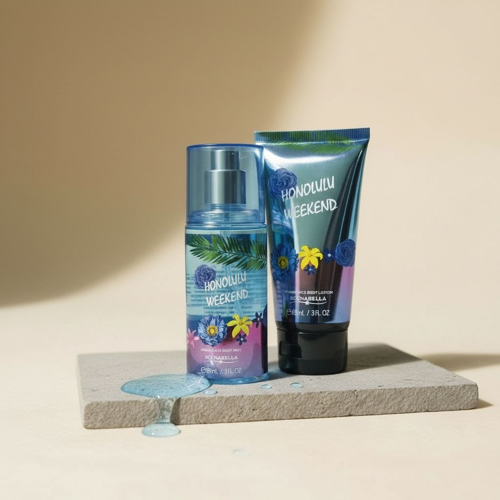 SCENABELLA Honolulu Weekend Coffret 88ml - texture