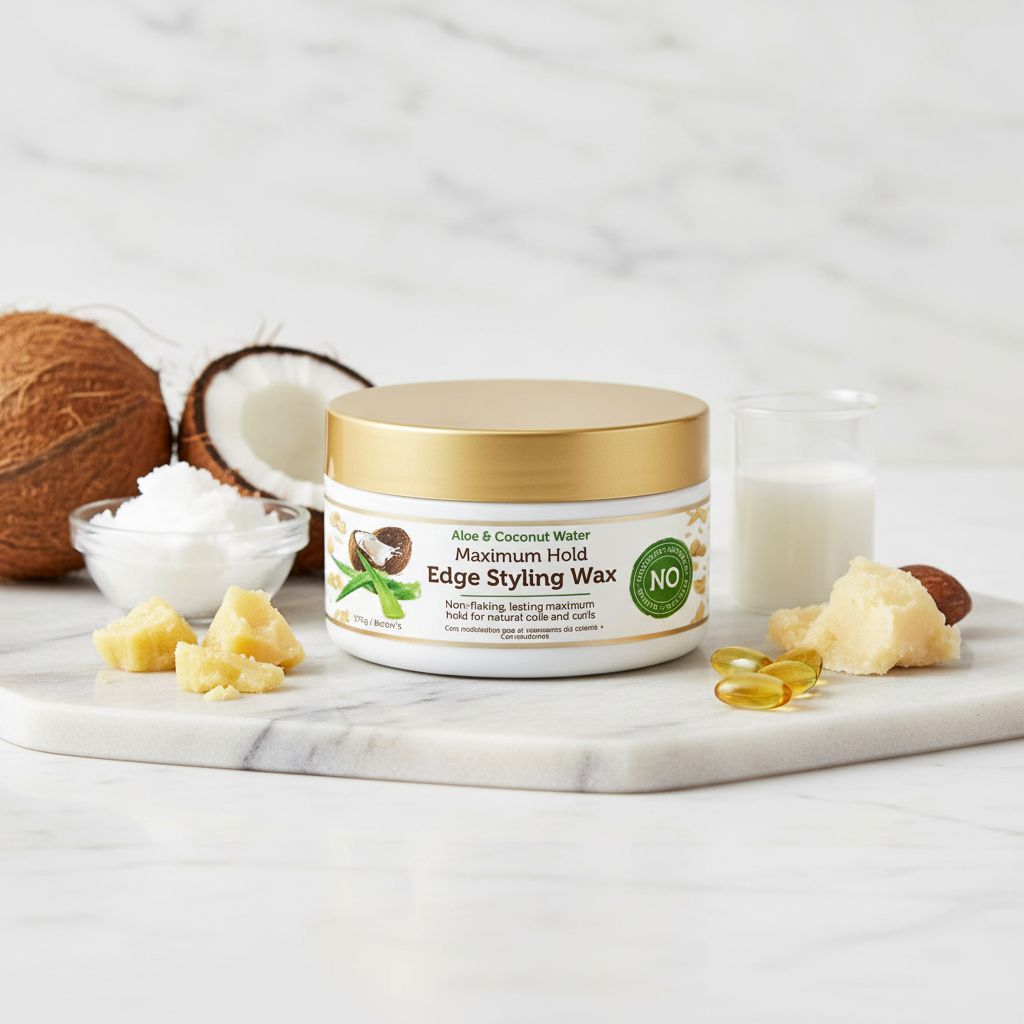 African Pride Moisture Miracle – Cire Coiffante Fixation (Edge Styling Wax) 170g - ingredients