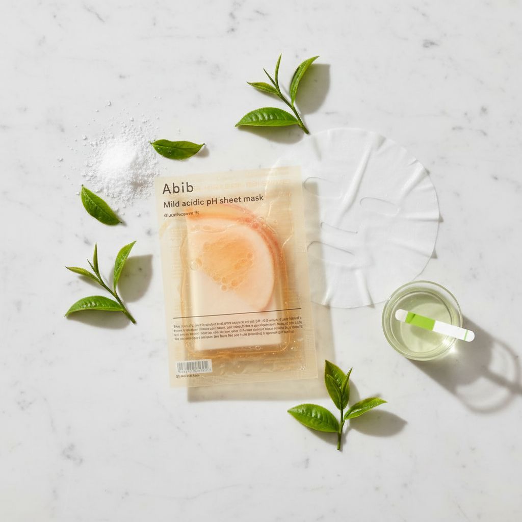 [Abib] [1ea] MILD ACIDIC PH SHEET MASK GLUTATHIOSOME FIT 30ml — Masque éclat anti-âge glutathion - ingredients