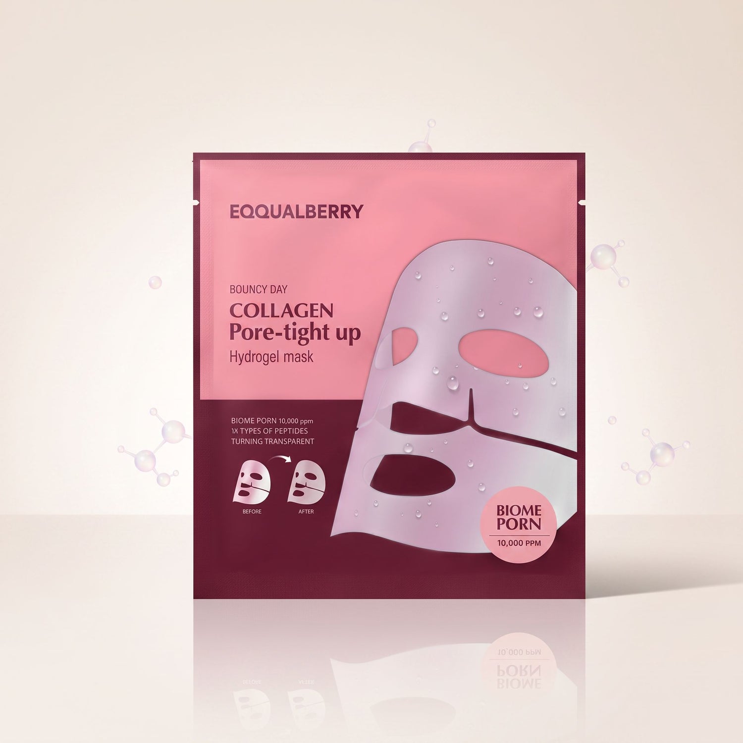 EQQUALBERRY Collagen Pore-Tight Up Hydrogel Mask – Masque Hydrogel Raffermissant au Collagène - hero