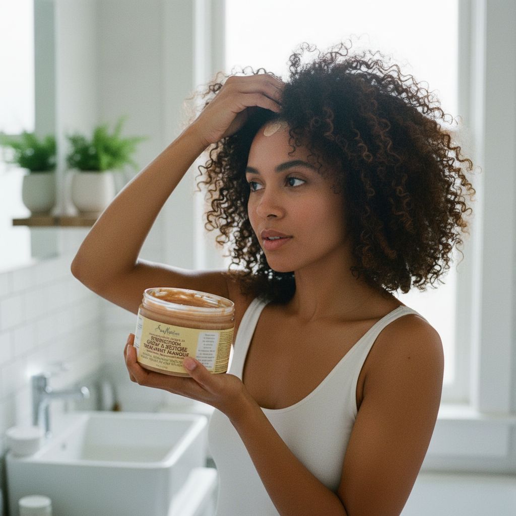 Shea Moisture – Jamaican Black Castor Oil Treatment Masque 12oz - lifestyle