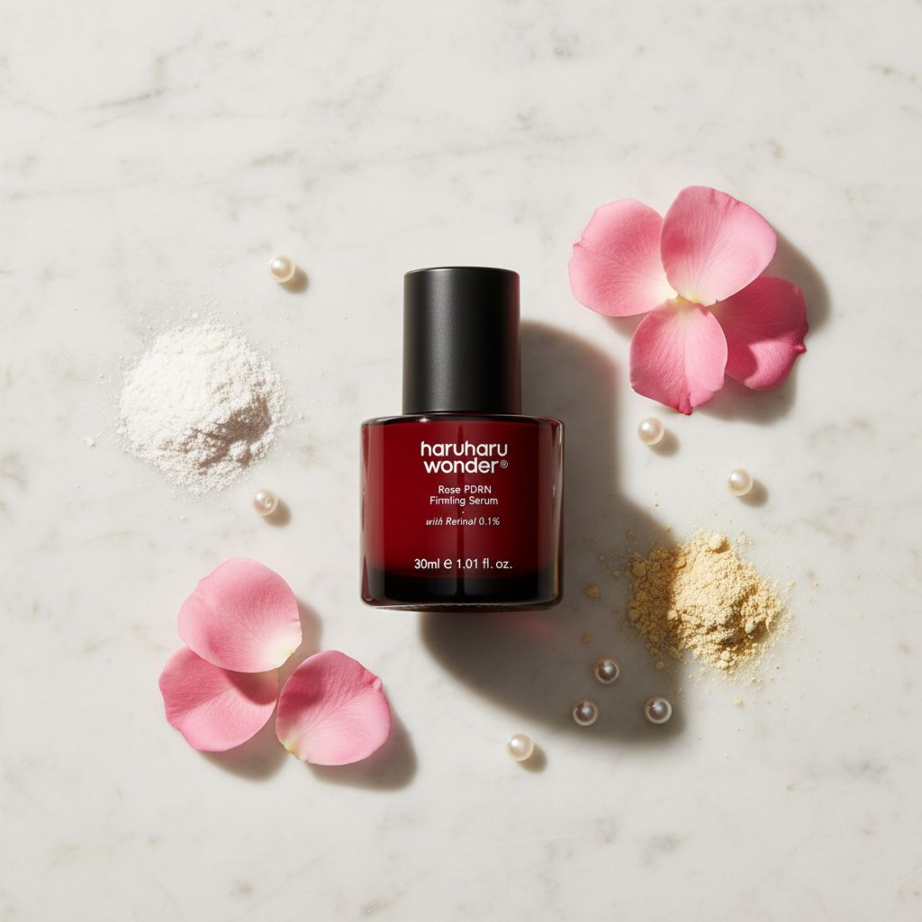 [Haruharu Wonder] Rose PDRN Firming Serum 30ml (with Retinal 0.1%) — Sérum raffermissant rose et rétinol - ingredients