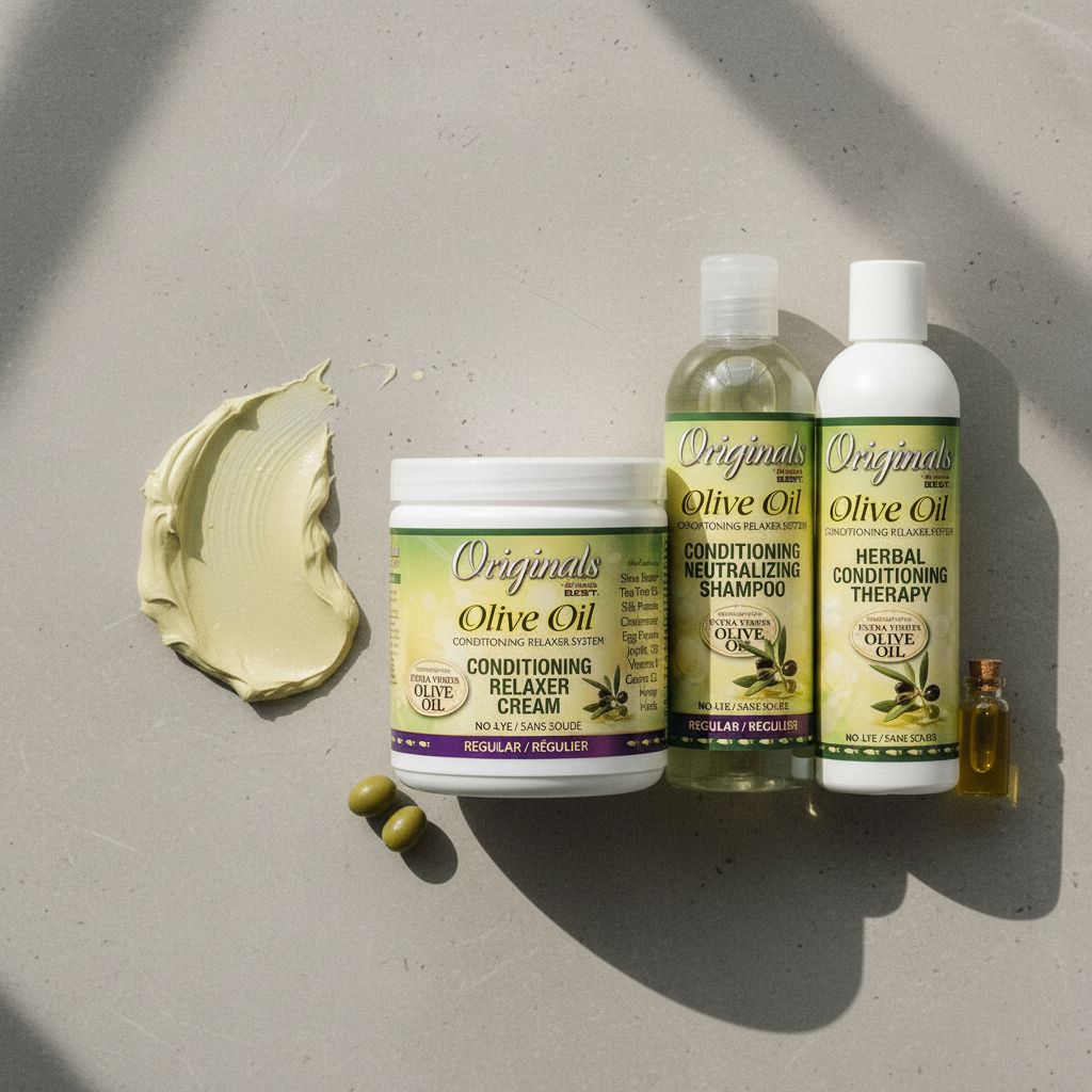 Originals Olive Oil Conditioner Relaxer System – Regular - texture
