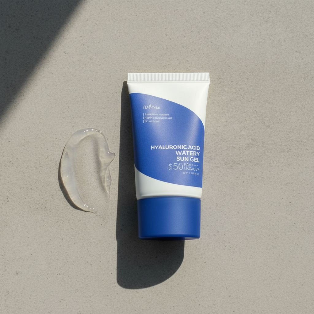 Isntree - Hyaluronic Acid Watery Sun Gel SPF 50+ PA++++ — Protection solaire ultra-légère hydratante - texture
