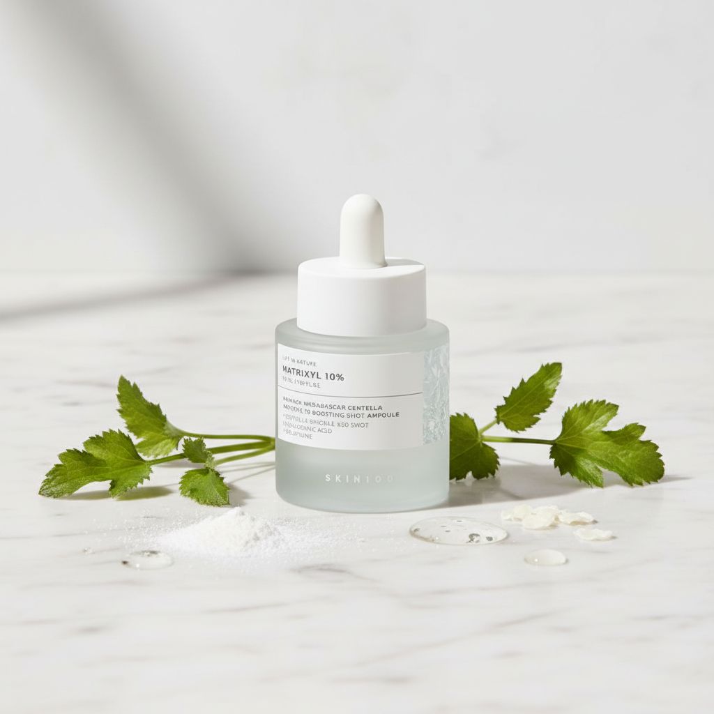 [Skin1004] Madagascar Centella Matrixyl 10 Boosting Shot Ampoule 9ml — Boost régénérant pour peau radieuse - ingredients