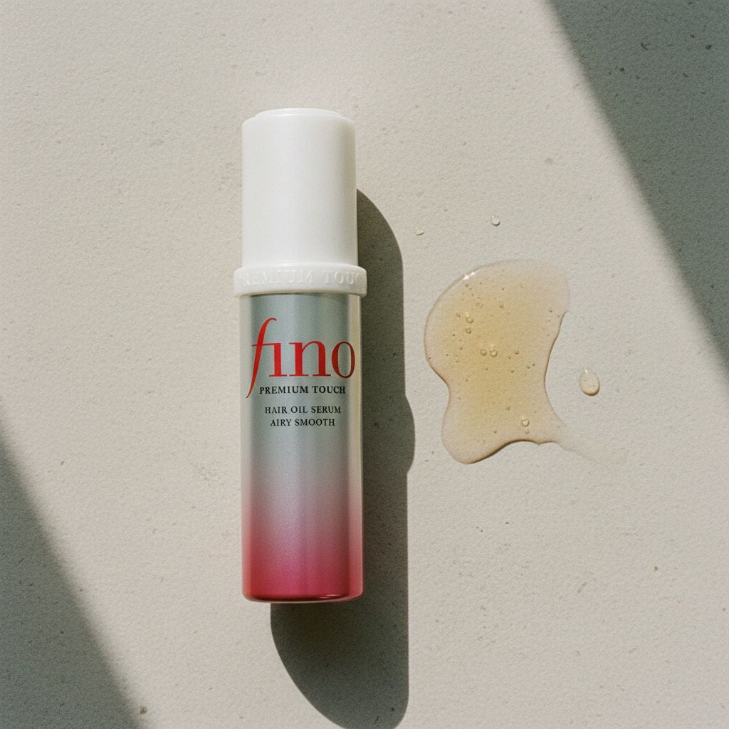Shiseido - Fino Premium Touch Hair Oil Serum Airy Smooth — Légèreté et brillance sans résidu - texture
