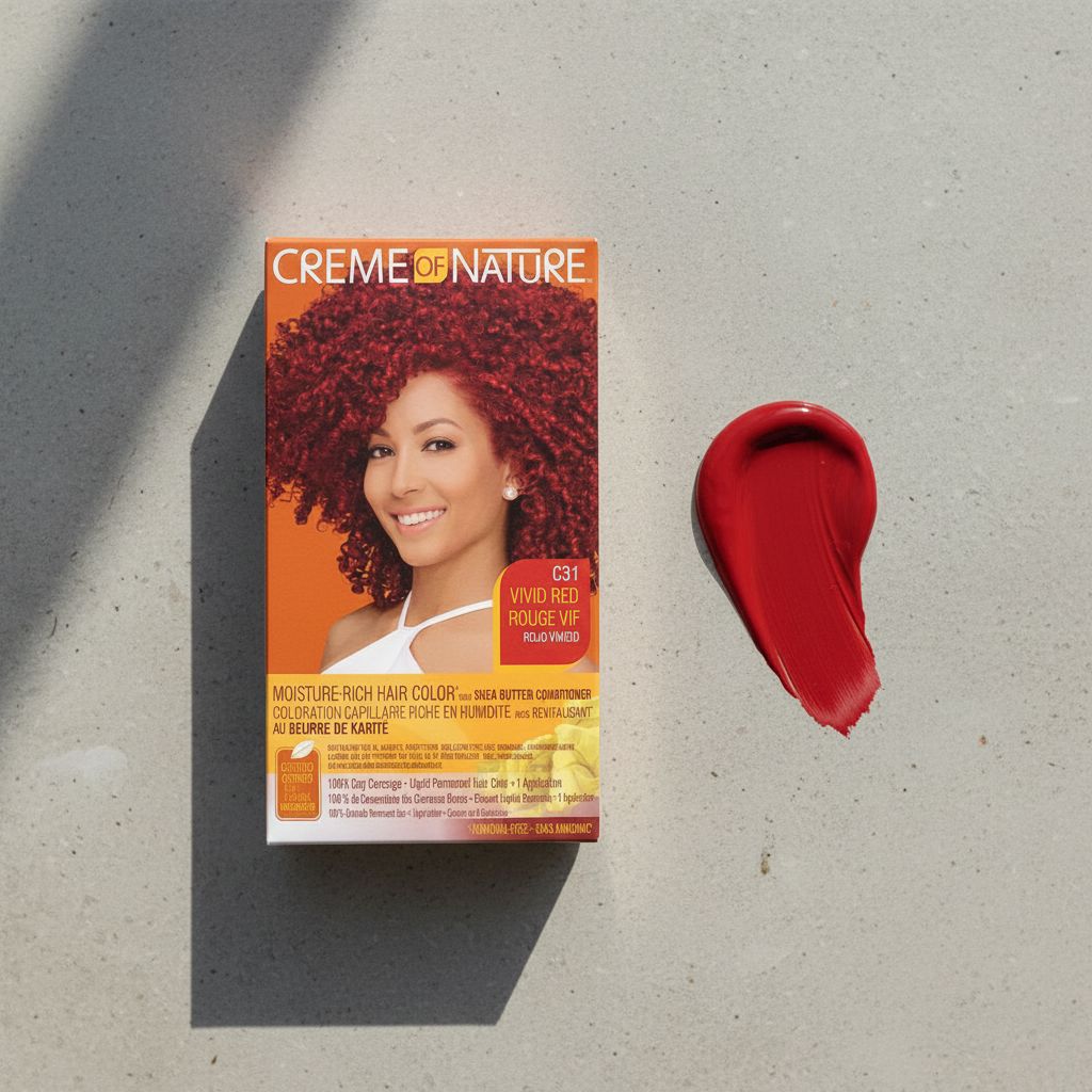 Creme of Nature Coloration Liquide Vivid Red C31 - texture