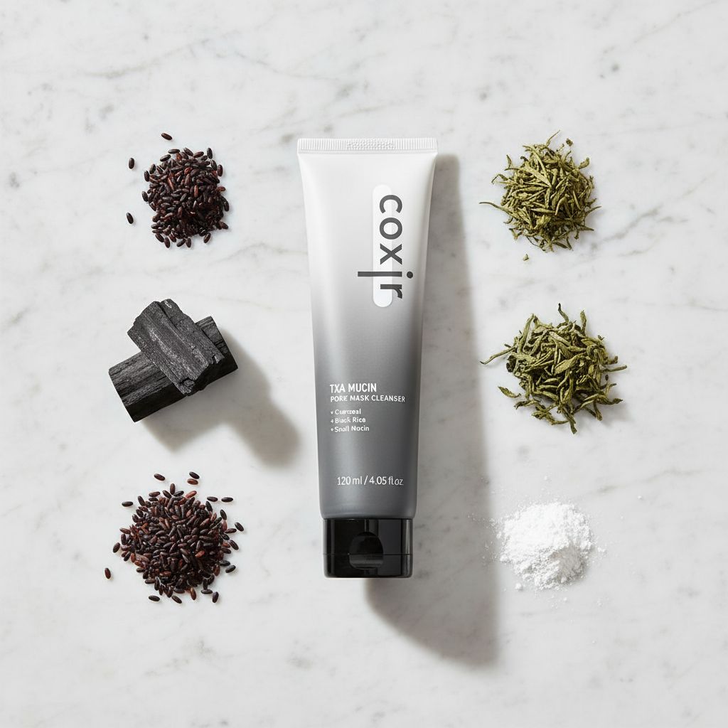 COXIR – Black Rice TXA Pore Purifying Mask — Masque purifiant pores profonds - ingredients