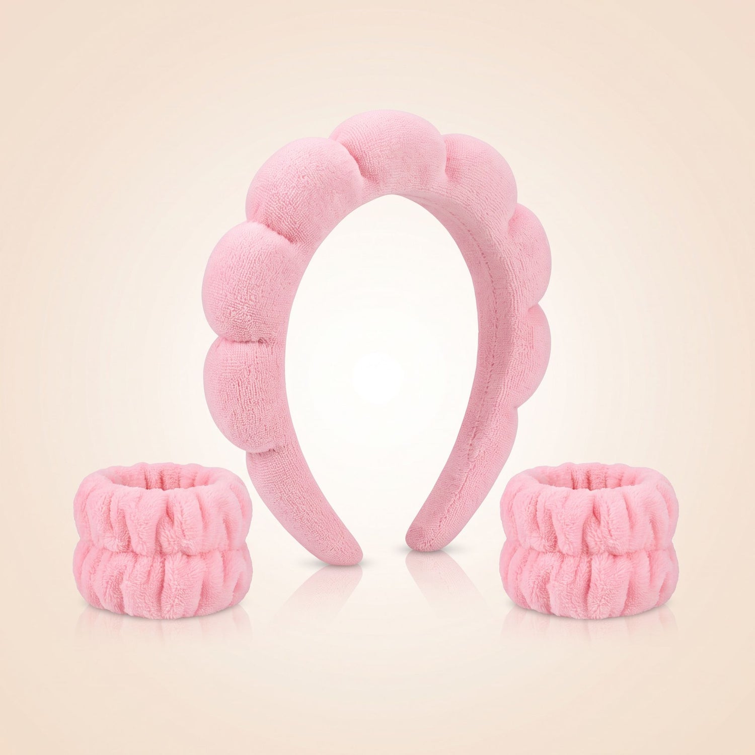 2.99 ACCESOIRES SKIN CARE TWIST EPONGE BANDEAU+2 POIGNETS — Nettoyage efficace et confort - hero